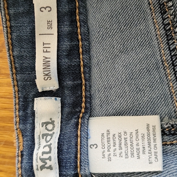 MUDD Utility Light Wash Jeans Sz 3 - Picture 2 of 9